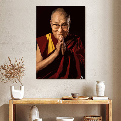 Dalai Lama Illustration