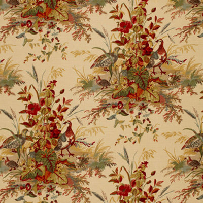 Tissu caille prairie