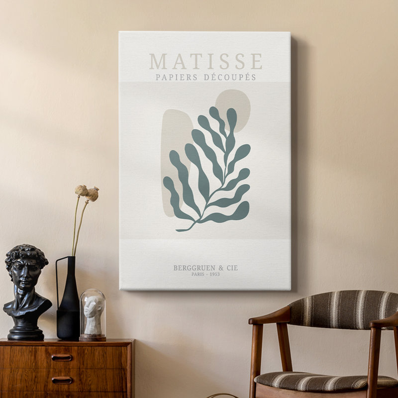 Matisse CD XXXVII, reproduction d'art encadrée sur mesure Cavas Gallery, H 18 po x l 12 po