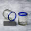Verre mexicain soufflé à la main Aqua Edge Hiball, ensemble de 6-98895051-98895052