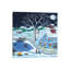 Ice Skating By Old Farm by Cheryl Bartley - Wrapped Canvas Painting-445813505