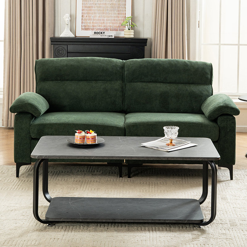 2 Seater Sofa, Dark Green