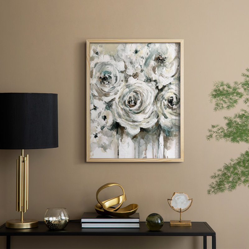 «Soft Fragrance II», reproduction encadrée - bois massif, Naturel, H 11 po x l 9 po