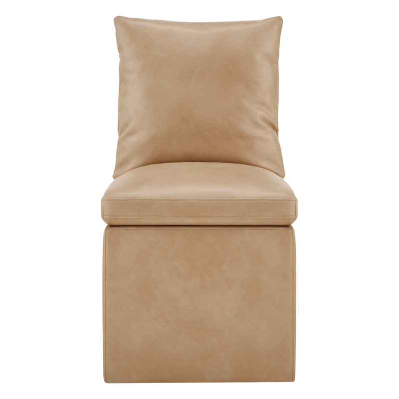 Malcolm Upholstered Side Chair, Copley Brown Performance