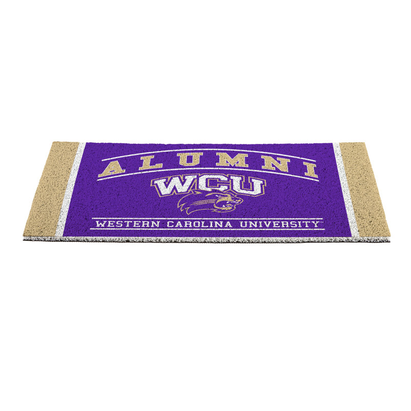 Tapis en PVC pour anciens étudiants de l'Université Western Carolina, 28 po x 16 po