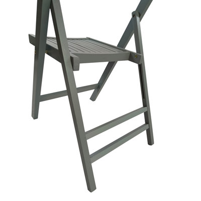 Wood Folding Event Chairs - Set Of 4, Foldable by Ebern Designs