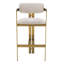 Donato Upholstered Bar Stool with Metal Frame-72767079