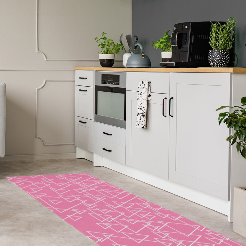 Chenille Geometric Indoor Rug, Runner 2'6" x 8'