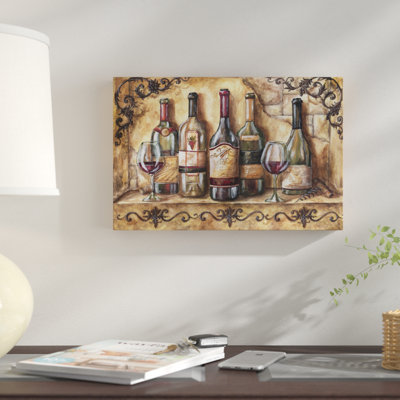 « wine tablette », reproduction sur toile tendue