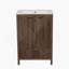 Ensemble de meuble-lavabo moderne avec lavabo, trou de robinet simple, panneaux de porte texturés, tiroir, grand rangement, charnières à fermeture douce pour une utilisation pratique-1436282403
