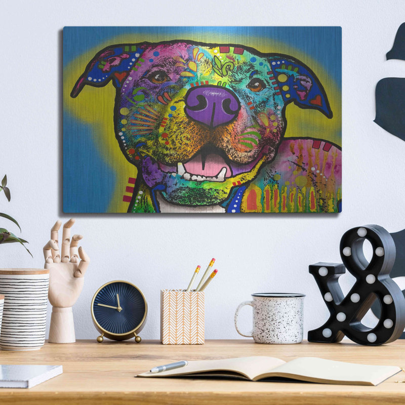 «Doggie Dog» par Dean Russo, impression sur métal sans cadre, H 12 po x l 16 po x P 0,13 po