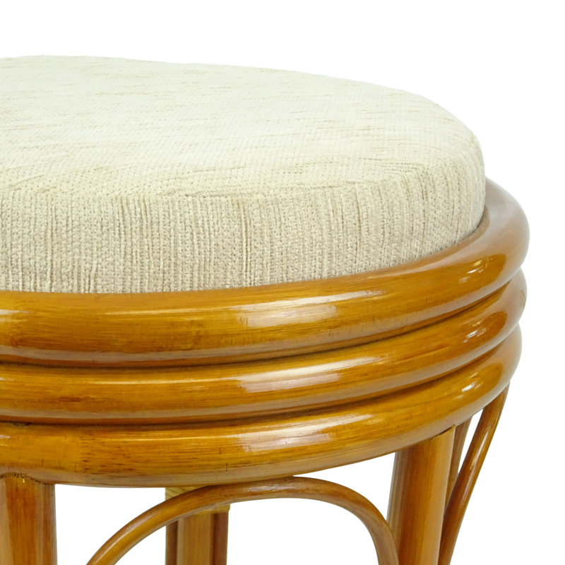 Tabouret de coiffeuse Adero, Brun