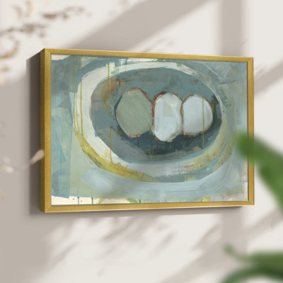 Blue Nest I -Framed Print - Restickable