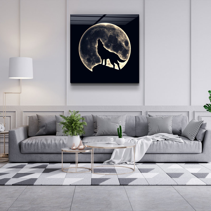 Stunning Decorative Tempered Glass Painting, 19.7 x 19.7 Inches | 100% Tempered Glass, Thickness: 0.16 Inches | UV Printing for Vibrant Colors | Perfect for Home Décor, Living Room or Office Wall Art