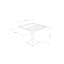 Acamas Oak Metal Base Dining Table-1060729831