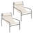 Baugus Metal Outdoor Armless Lounge Chair