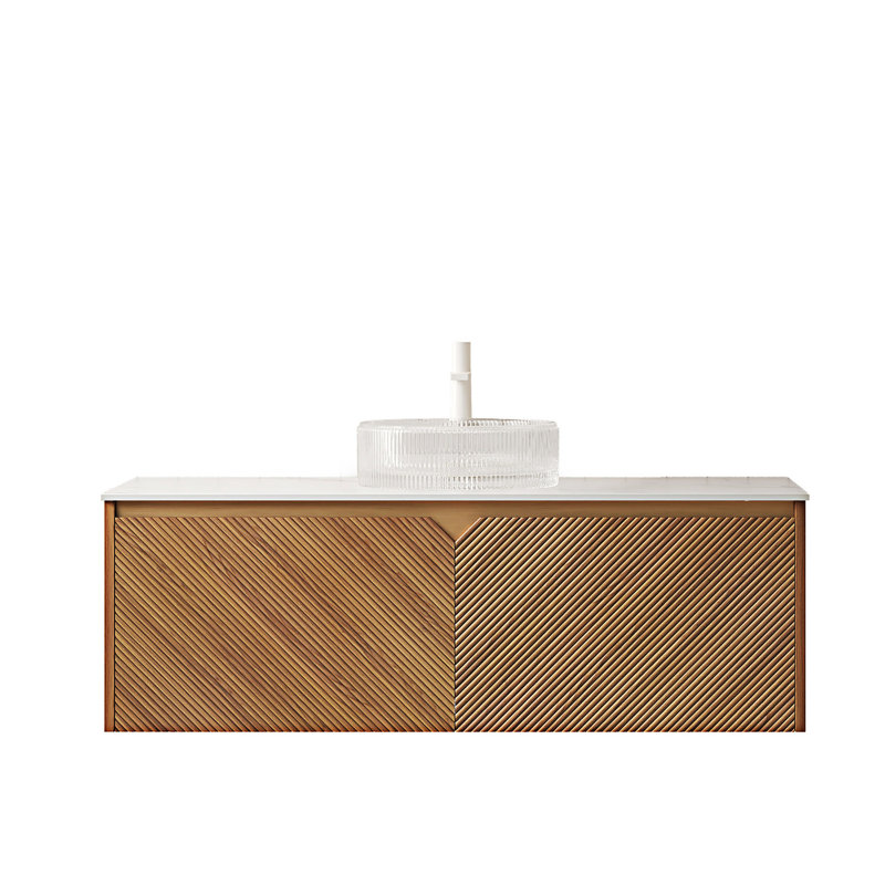 Meuble-lavabo flottant avec lavabo, 48"