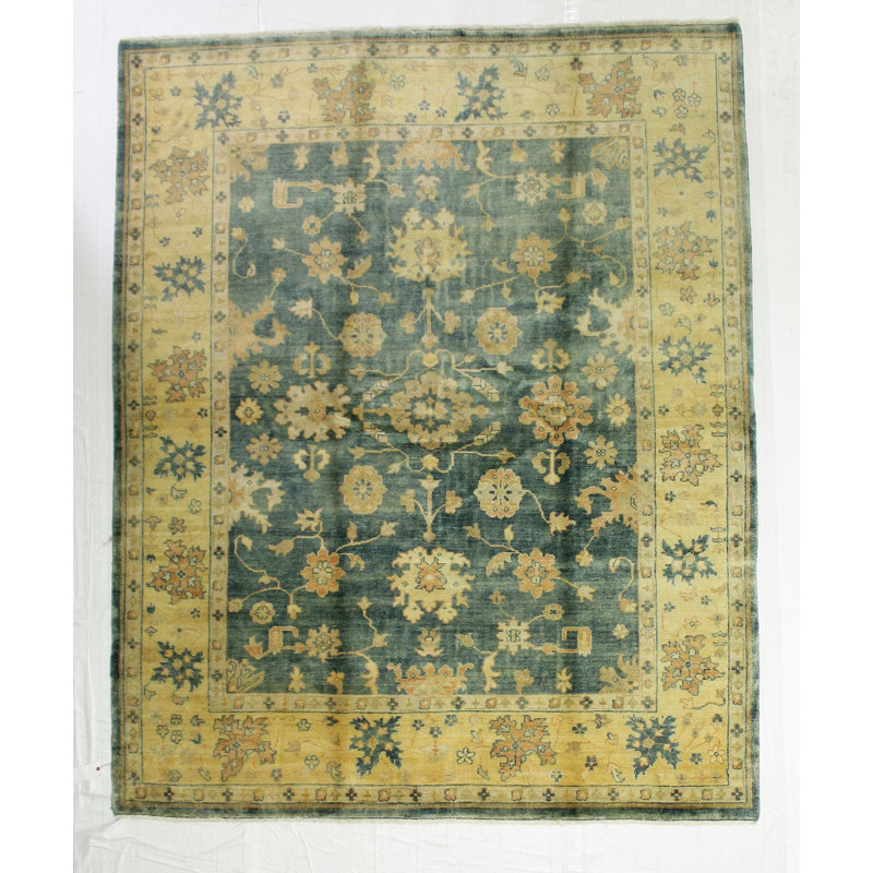 Tapis Oushak 8 x 10 rétro Anatolian, Rectangle 7 pi 11 po x 9 pi 10 po