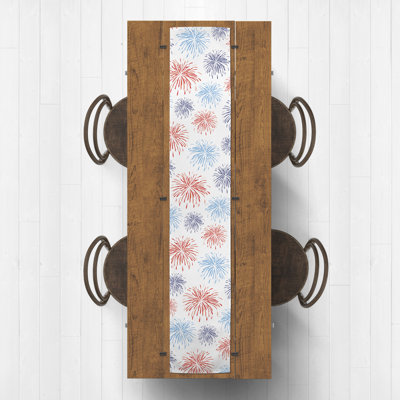 Berma Rectangle Independence Day Polyester Table Runner