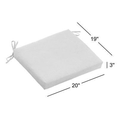 Outdoor 3'' Seat Cushion