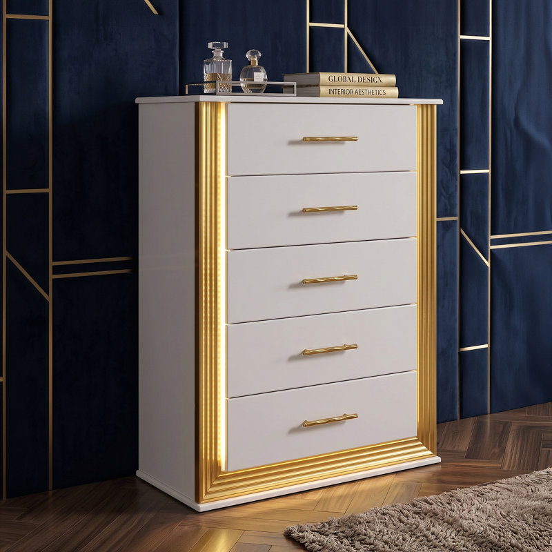 Gilta 36'' W 5 - Drawer Chest