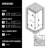 Pacifica 36" W x 48" D x 79" H Hinged Frameless Shower Enclosure with 3/8  Clear Glass&Base-1405271064-1405271063