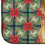 Tapis de séchage Tawny Briard Christmas PoinsettIas