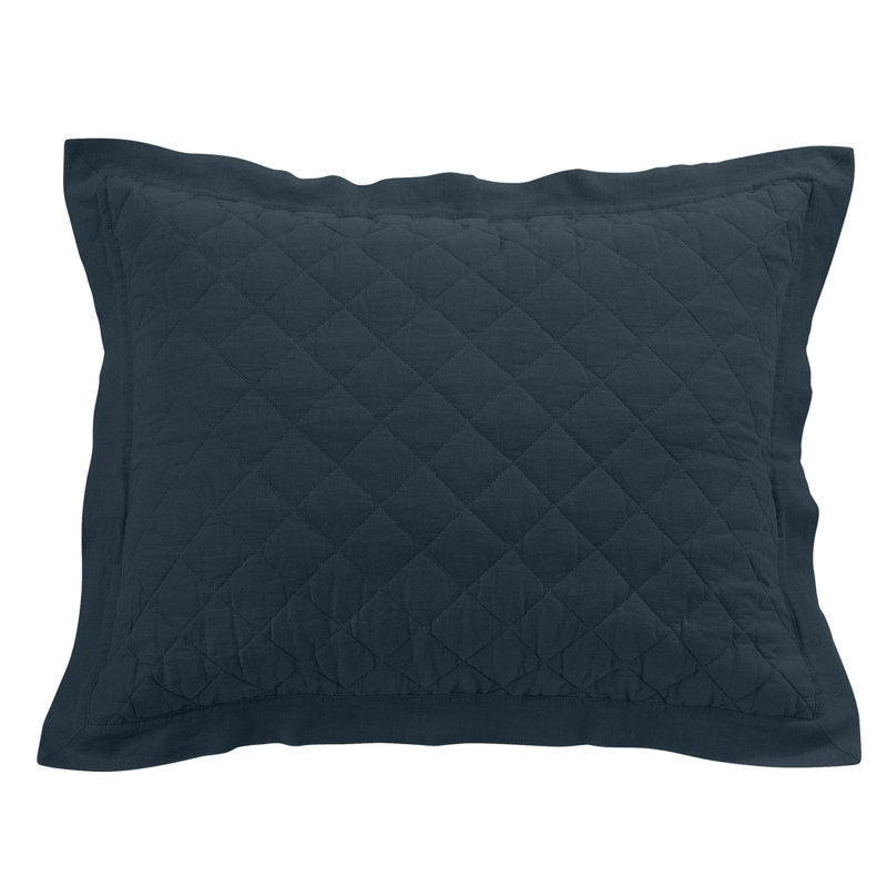 Taie décorative matelassée classique chic et moderne, Très grand, Blanc rétro