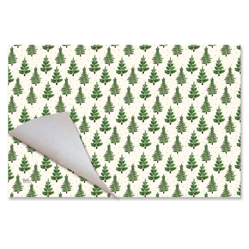 Christmas Trees 24-Sheet Premium Paper Placemats