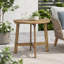 Table bistro semi-ronde pliante en bois d'acacia