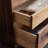 Modern Simple Black Walnut Entrance Cabinet Solid Wood Accent Chest