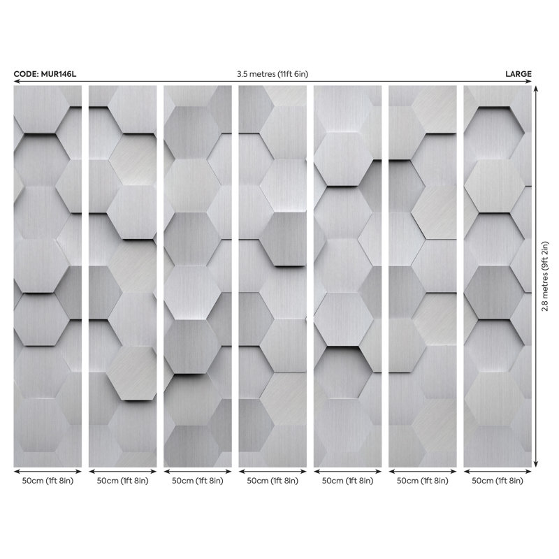 Nowayton Matte Wall Mural, 280cm L x 350cm W