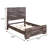 Litzia Dark Cherry Queen Panel Bed