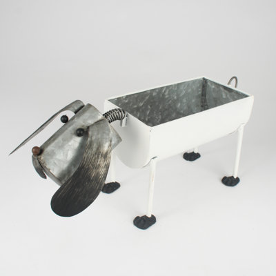 Metal Statue Planter
