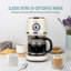 Cafetière classique rétro 10 tasses Nostalgia, crème-123034388