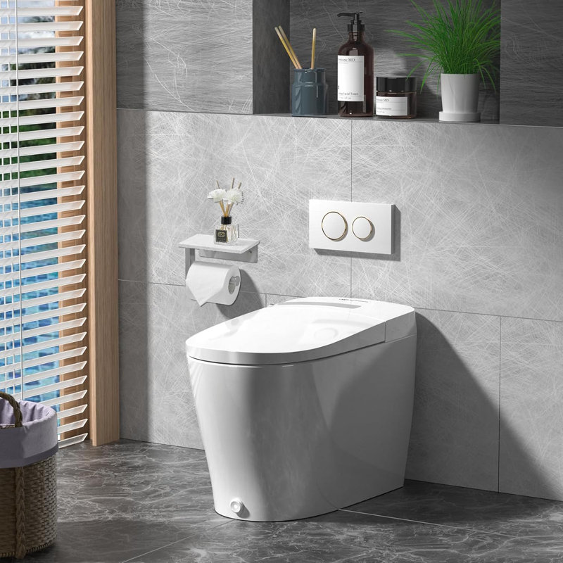 Porte-papier hygiénique avec tablette en marbre SUS304 - Design mural résistant à la rouille et élégant