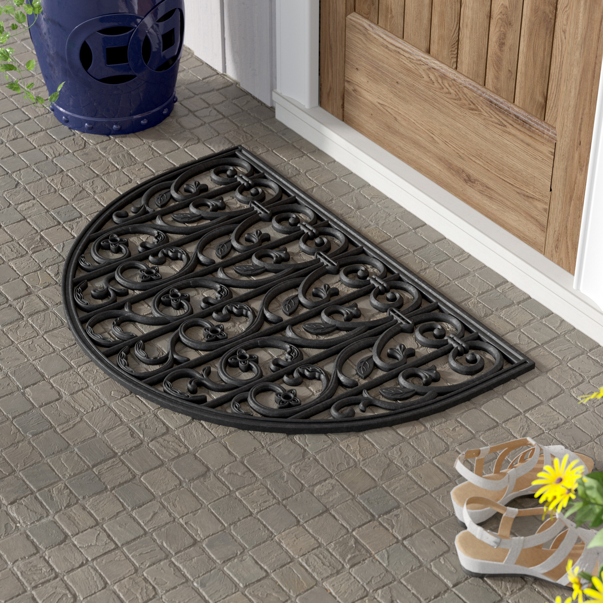 Abert Non-Slip Outdoor Doormat  Door mat, Outdoor door mat, Large door mats