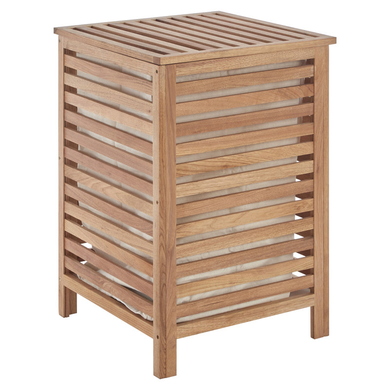 Solid Wood Laundry Hamper
