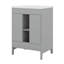 Meuble-lavabo avec tablette réglable et 2 tiroirs-1825136209