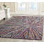 Tapis touffeté à la main en cotton multicolore Anaheim-22159469