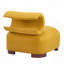 Fauteuil d'appoint moderne en polyester pour salon - Design élégant, durable et adapté aux animaux de compagnie-1745582622