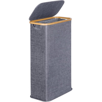 Bhargava Fabric and Bamboo Laundry Hamper