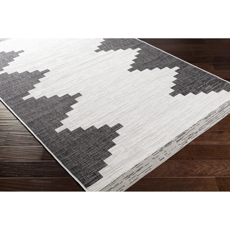 Mortimer Southwestern Indoor / Outdoor Rug, Rectangle 2' x 2'11"