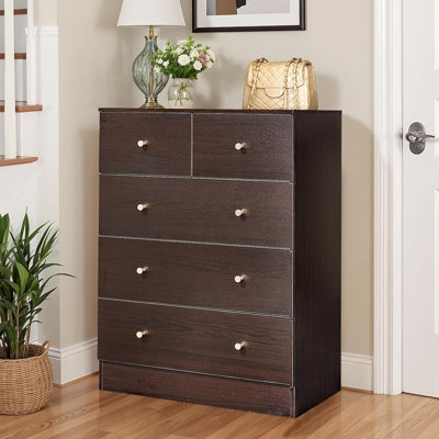 brown dresser gold handles Bellissimo Dresser – Runyon's Fine Furniture