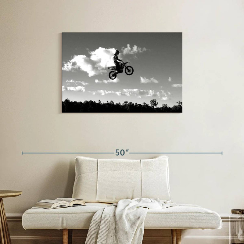 Midair dirt bike Sireci, H 24 po x l 36 po