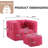 bean bag chair sofa with ottoman-64530846