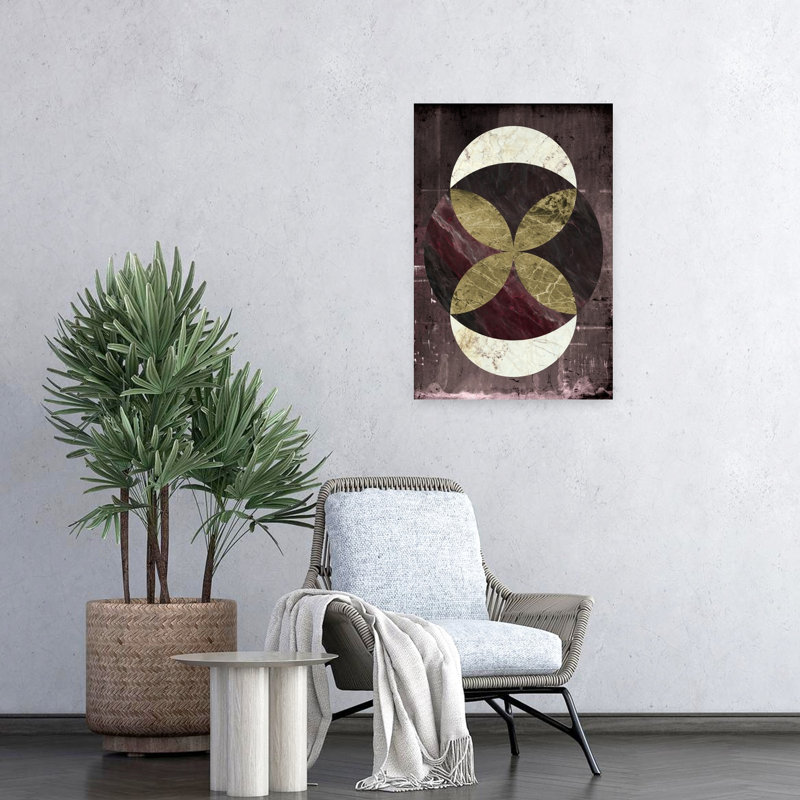 Marbre rustique 2, art abstrait contemporain, H 24 po x l 16 po