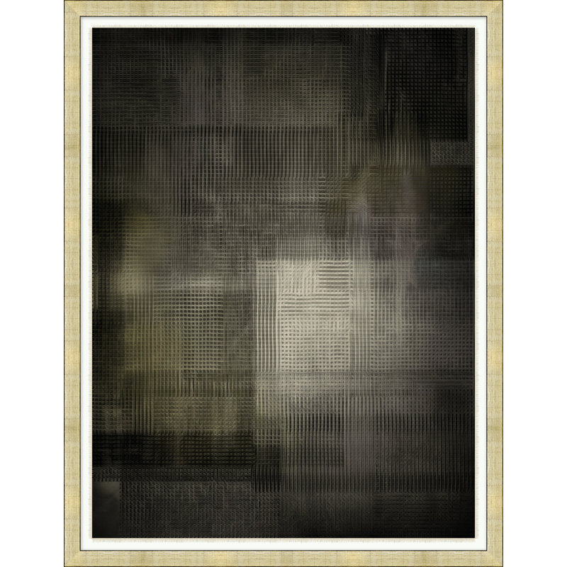 «Woven Grid 3» par Thom Filicia - peinture sur toile encadrée