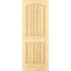 Porte standard lambrissée en bois manufacturé brut