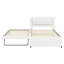 Structure de lit plateforme polyvalente avec lit gigogne-640221049